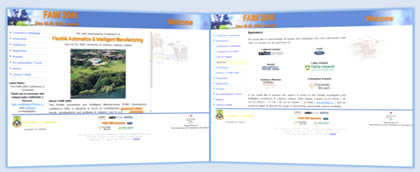 FAIM Conference Website Screenshot